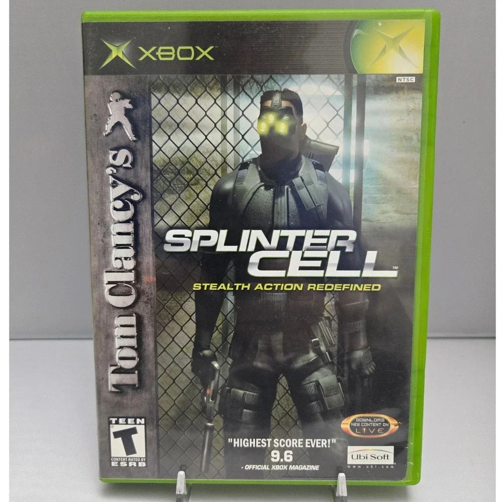 Tom Clancys Splinter Cell - Original Xbox - Complete‎ CIB W/ Manual Tested